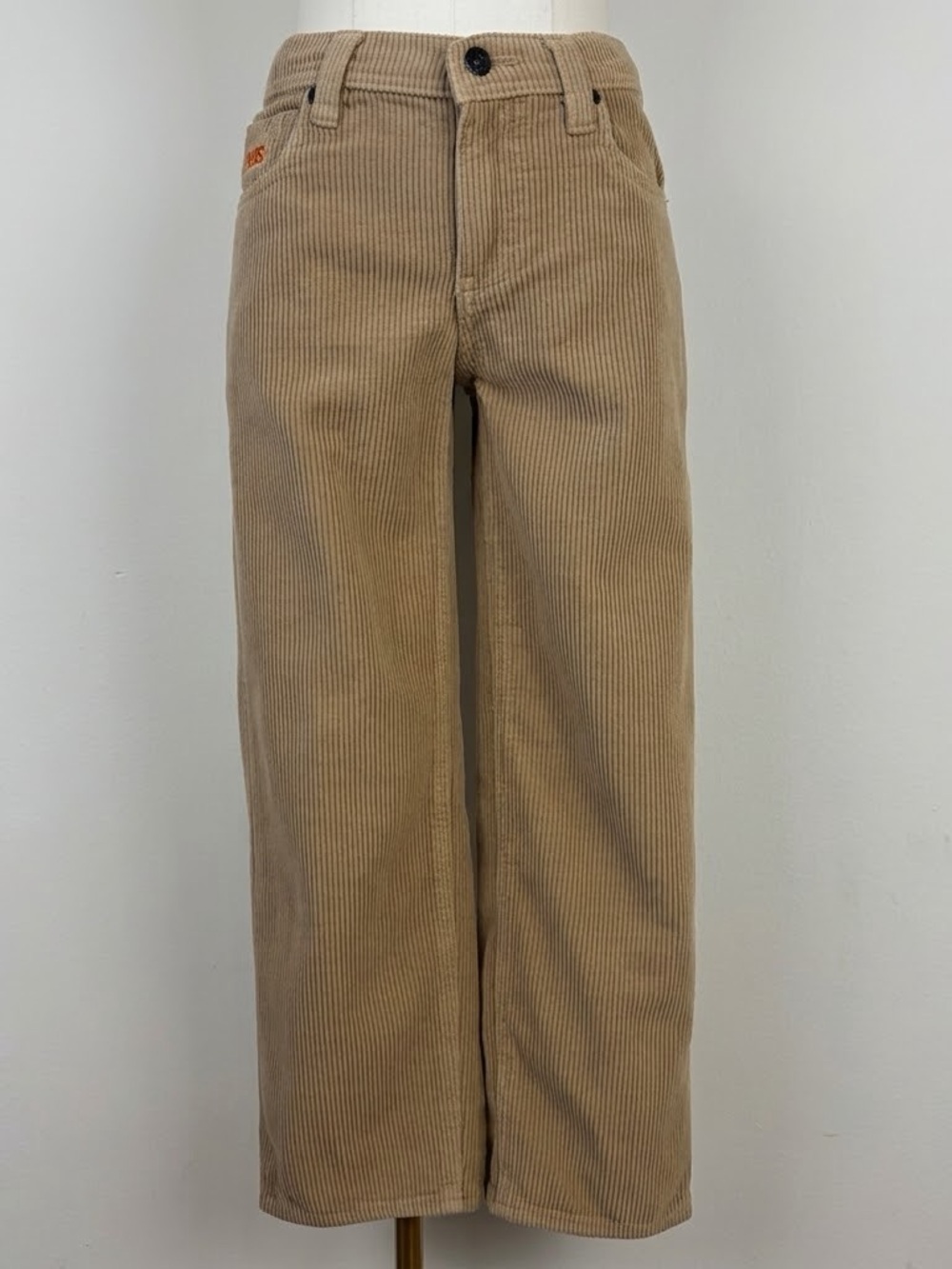 Empyre Beige Corduroy Loose Fit Pants Size 24 Youth Skate Baggy Streetwear